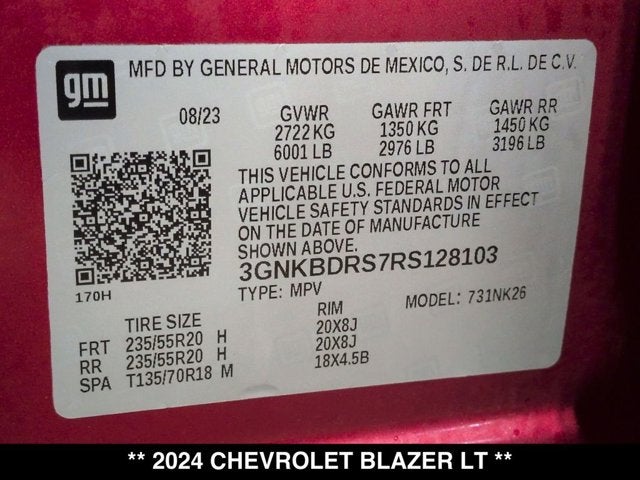 2024 Chevrolet Blazer LT