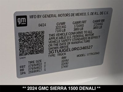 2024 GMC Sierra 1500 Denali