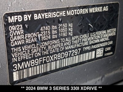2024 BMW 3 Series 330i xDrive