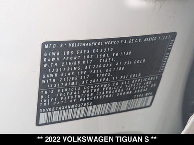 2022 Volkswagen Tiguan S