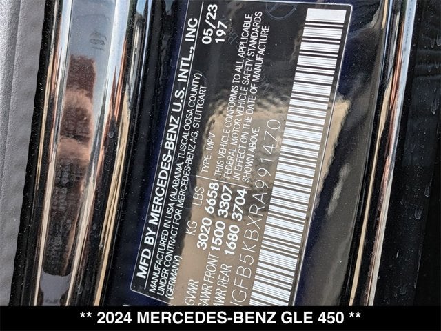 2024 Mercedes-Benz GLE 450 GLE 450