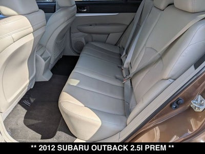 2012 Subaru Outback 2.5i Prem
