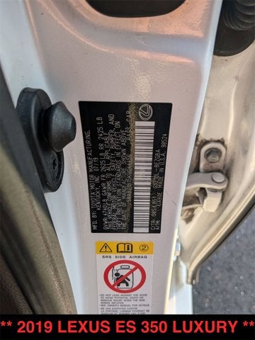 2019 Lexus ES 350 ES 350 Luxury