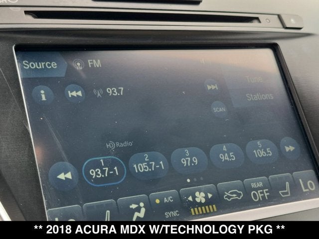 2018 Acura MDX w/Technology Pkg