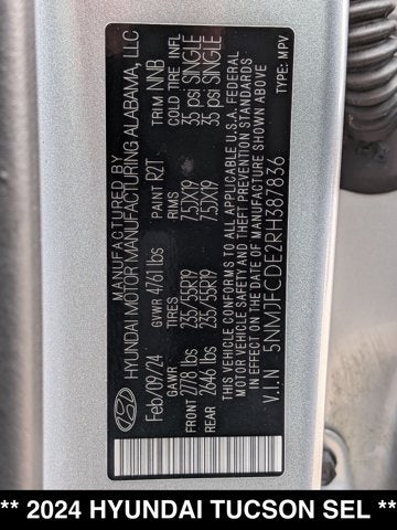 2024 Hyundai Tucson SEL