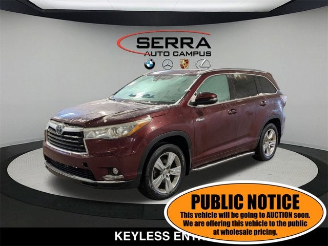 2014 Toyota Highlander Hybrid Limited