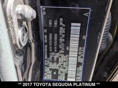 2017 Toyota Sequoia Platinum
