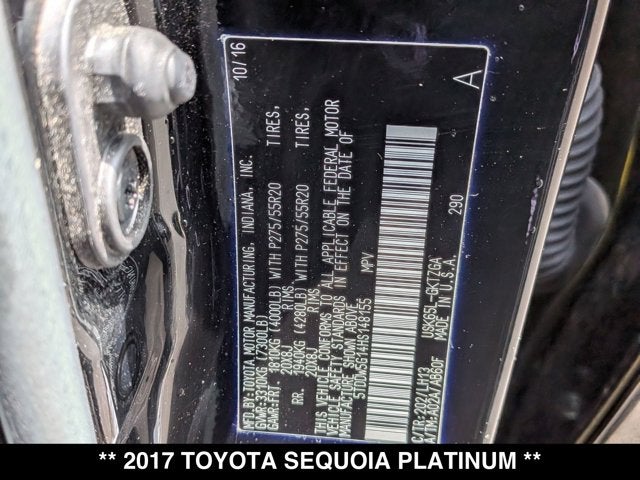 2017 Toyota Sequoia Platinum