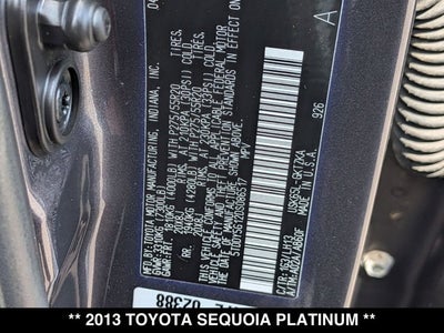 2013 Toyota Sequoia Platinum