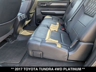 2017 Toyota Tundra Platinum
