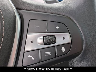 2025 BMW X5 xDrive40i