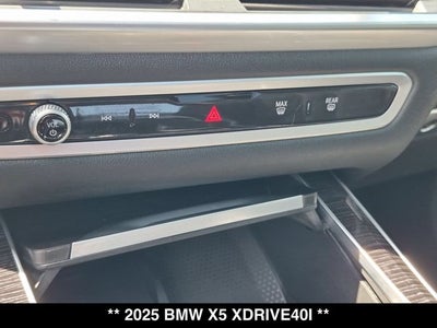 2025 BMW X5 xDrive40i