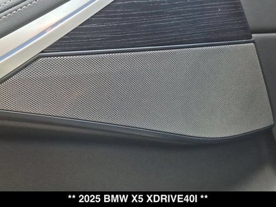 2025 BMW X5 xDrive40i
