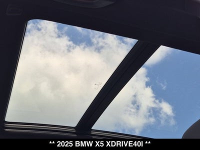 2025 BMW X5 xDrive40i