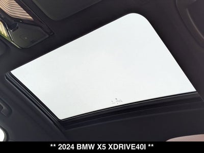 2024 BMW X5 xDrive40i