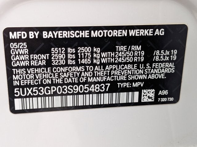 2025 BMW X3 30 xDrive