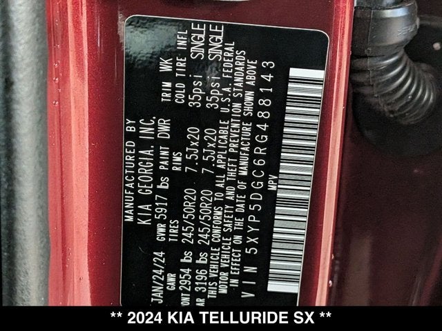 2024 Kia Telluride SX