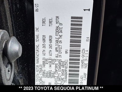 2023 Toyota Sequoia Platinum