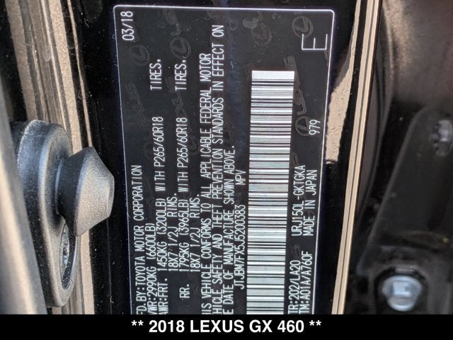2018 Lexus GX 460 460