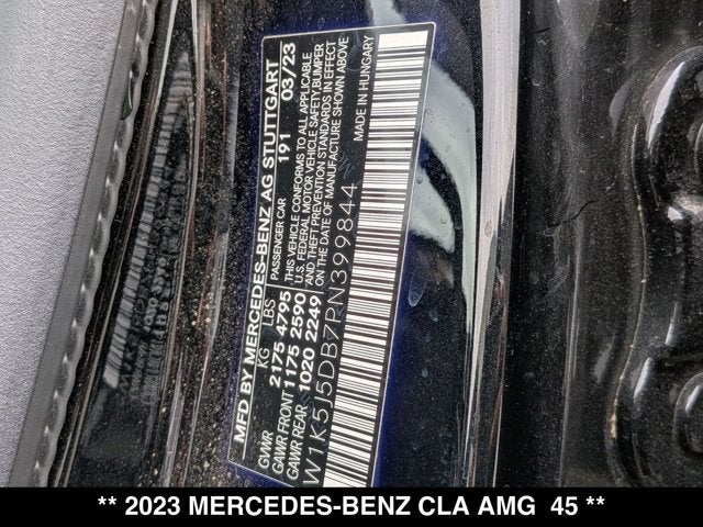 2023 Mercedes-Benz AMG® CLA 45 AMG® CLA 45