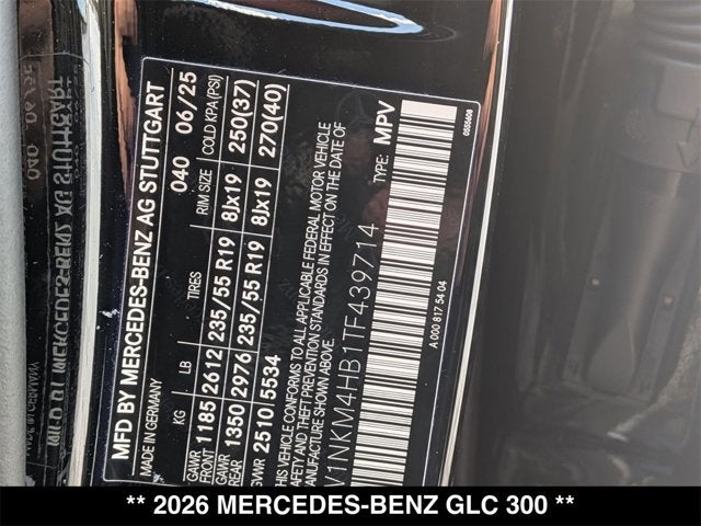 2026 Mercedes-Benz GLC 300 GLC 300