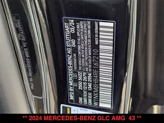 2024 Mercedes-Benz AMG® GLC 43 AMG® GLC 43