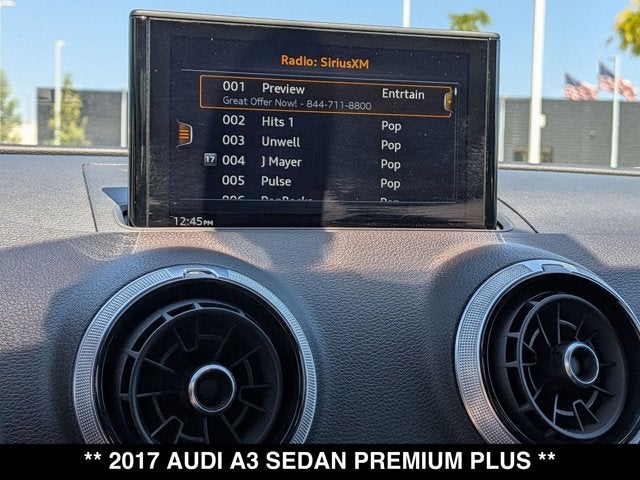 2017 Audi A3 Sedan Premium Plus