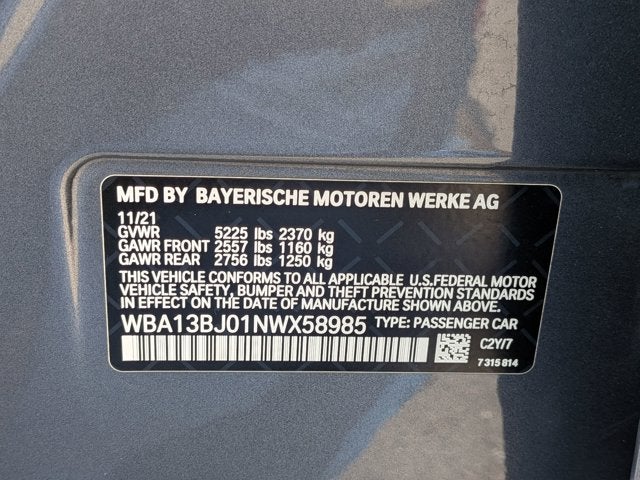 2022 BMW 5 Series 530i xDrive