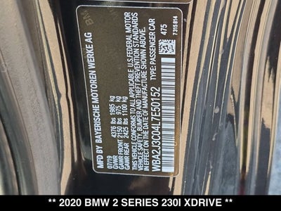 2020 BMW 2 Series 230i xDrive