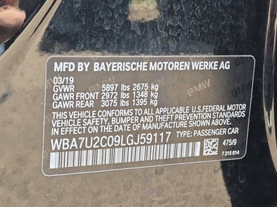 2020 BMW 7 Series 750i xDrive