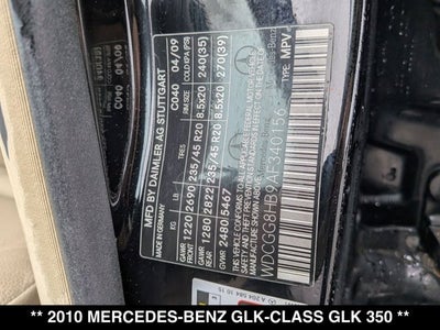 2010 Mercedes-Benz GLK 350 GLK 350