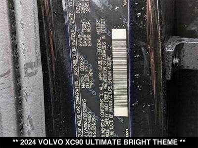 2024 Volvo XC90 Ultimate Bright Theme