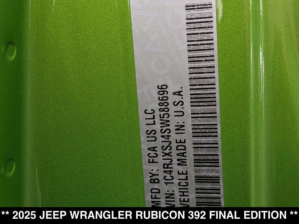2025 Jeep Wrangler 4-Door Rubicon 392 Final Edition - Photo 30