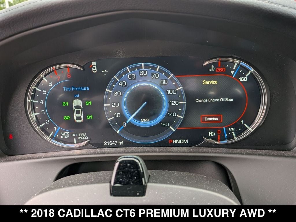2018 Cadillac CT6 3.6L Premium Luxury