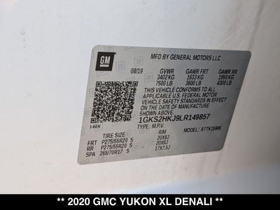2020 GMC Yukon XL Denali