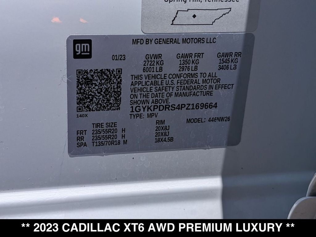 2023 Cadillac XT6 Premium Luxury