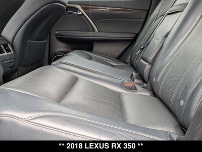 2018 Lexus RX 350