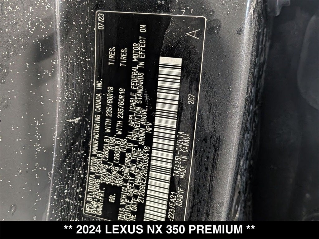 2024 Lexus NX 350 Premium