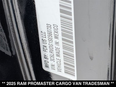 2025 RAM ProMaster 2500 High Roof