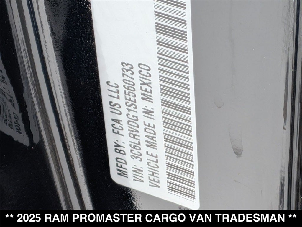 2025 RAM ProMaster 2500 High Roof