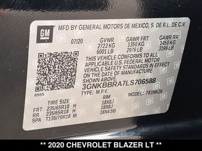 2020 Chevrolet Blazer LT