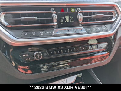 2022 BMW X3 xDrive30i M Sport