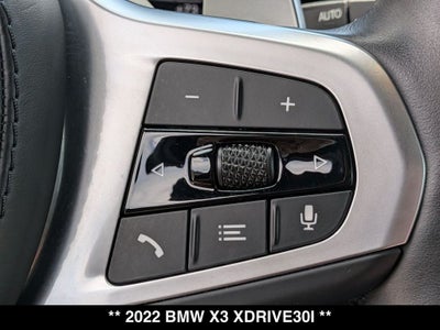 2022 BMW X3 xDrive30i M Sport