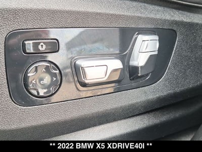 2022 BMW X5 xDrive40i