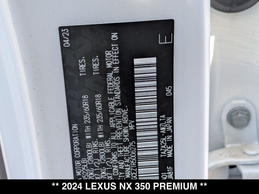 2024 Lexus NX 350 Premium