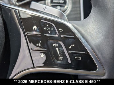 2026 Mercedes-Benz E-Class E 450 4MATIC®