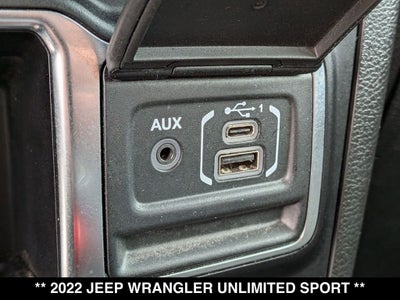 2022 Jeep Wrangler Unlimited Sport