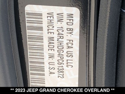2023 Jeep Grand Cherokee Overland