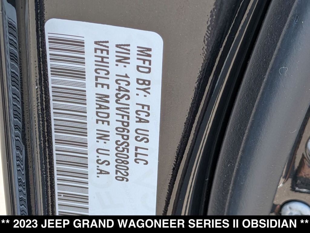 2023 Jeep Grand Wagoneer Series II