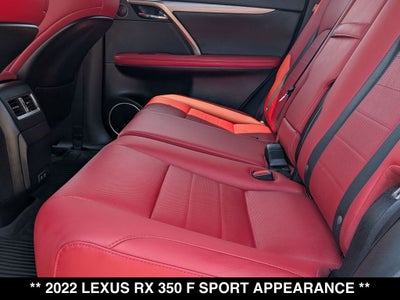 2022 Lexus RX 350 F Sport